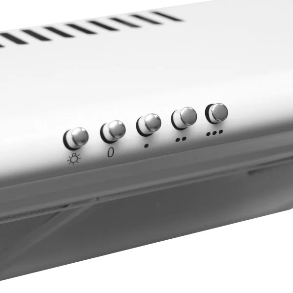 Pachet- Hota clasica Samus SM62A Eco+, 2 motoare, 94 W, tehnologie Eco+Plita incorporabila Samus PSG-64SG3 WH, 4 arzatoare, arzator Wok, aprindere electrica, dispozitiv siguranta arzatoare, suport sti [4]