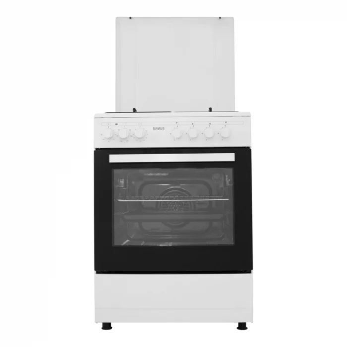 Pachet- Hota clasica Samus SM92A Eco+, 2 motoare, 94 W, tehnologie Eco+, filtru metalic triplu caseta+Aragaz Samus SM662AENS, 4 arzatoare pe gaz, cuptor electric, 7 functii, grill [6]