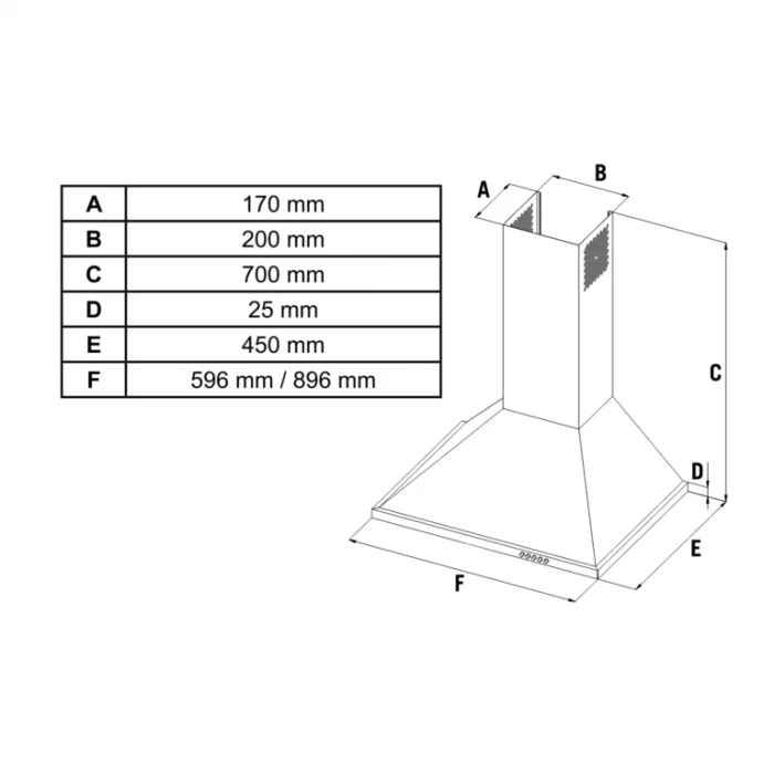 Pachet- Hota decorativa Samus HS604DHR, Putere absorbtie 400 mc/h, 1 motor, 166 W, latime 60 cm, Filtru metalic+ Plita incorporabila Samus PSG-64VG1, 4 arzatoare, arzator Wok, aprindere electrica, dis [4]