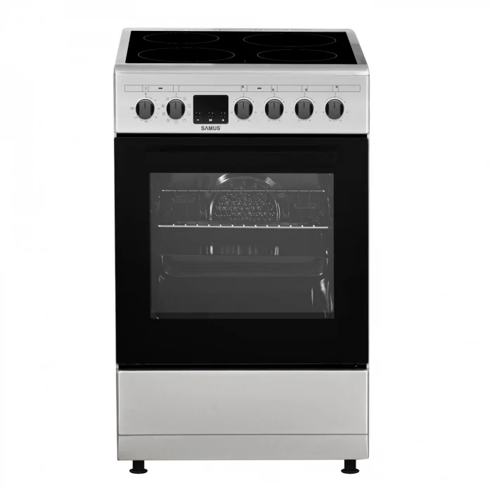 Pachet-Hota decorativa Samus HS630DLB , tip turn, 1 motor, latime 60 cm, filtru tip dublu caseta din aluminiu+ Aragaz electric Samus SM564VTE, cuptor cu 10 functii, grill, convectie 3D, timer digital, [4]