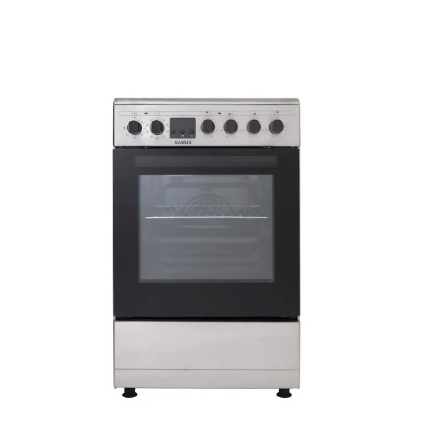 Pachet-Hota decorativa Samus HS630DLB , tip turn, 1 motor, latime 60 cm, filtru tip dublu caseta din aluminiu+ Aragaz electric Samus SM564VTE, cuptor cu 10 functii, grill, convectie 3D, timer digital, [5]
