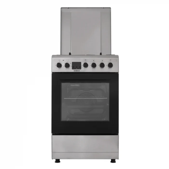 Pachet- Hota incorporabila Samus HS6032DTGB, 326 mc/h, 1 motor, latime 60 cm, filtru din aluminiu+ Aragaz Samus SM563AENS, 4 arzatoare pe gaz, cuptor electric, 7 functii, grill, timer digital [6]