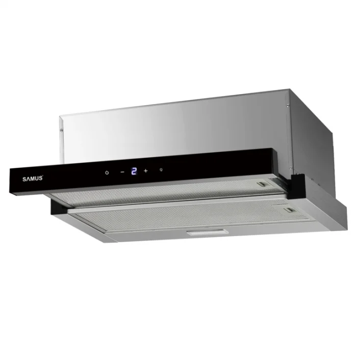 Pachet- Hota incorporabila Samus HS6061DTGX, 1 motor, latime 60 cm, filtru din aluminiu, control touch+Aragaz electric / gaz Samus SM665AENS, 4 arzatoare pe gaz, cuptor electric, 10 functii, convectie [2]