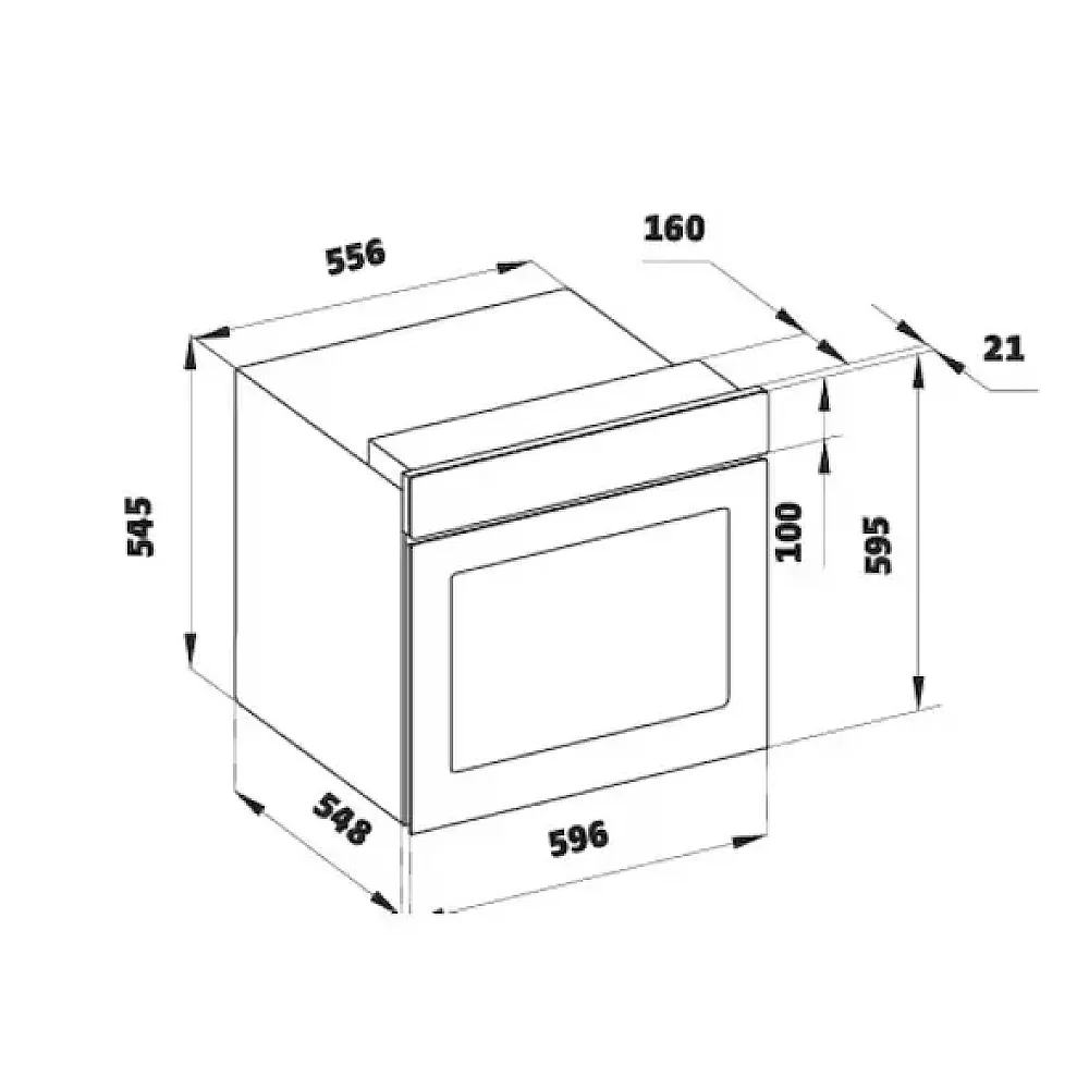 Pachet incorporabil rustic Studio Casa Hota decorativa sticla 60cm,  300 m3/h + Plita incorporabila 1 Wok, sticla termorezistenta + Cuptor electric incorporabil 8 functii, 60 litri [7]