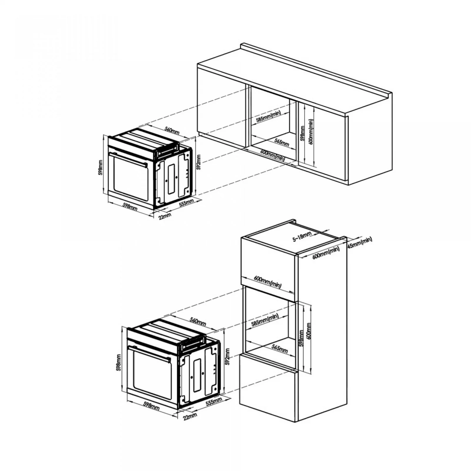 Pachet Incorporabile Samus- Cuptor incorporabil Samus SC626WGD9, clasa energetica A, 9 functii, grill, ventilator, convectie 3D, functie pizza+ Plita incorporabila Samus PSG-64SG3 WH, 4 arzatoare, arz [3]