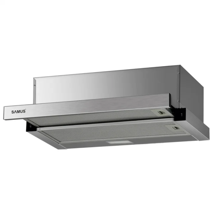 Pachet incorporabile Samus- Hota incorporabila Samus HS6060TX, 600 mc/h, 1 motor, latime 60 cm, 2 trepte de absorbtie+Plita incorporabila Samus PSG-64SX9, 4 arzatoare, arzator Wok, aprindere electrica [2]