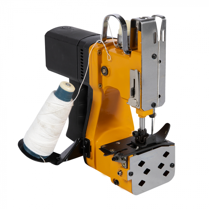 PACHET - Masina Profesionala Pentru Cusut Saci Rafie, Hartie, Panza-Plastic 210w taiere automata, Micul Fermier GF-1681 + 10 Mosoare ata + Set 10 ace [5]