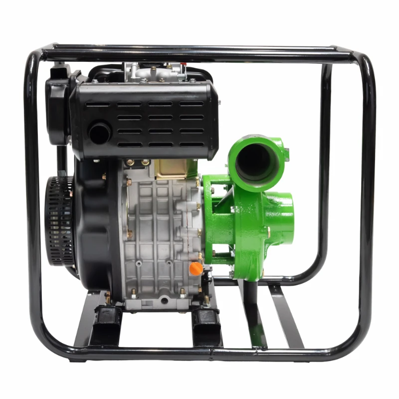 Pachet - Motopompa Diesel Micul Fermier GF-2058-G02, 9.8 CP, 418cc, 3", 45.000 l/h, 4T, Pornire Manuală + 3 Aspersoare cu impact din aluminiu, diametru de aspersie 32-58 m [13]