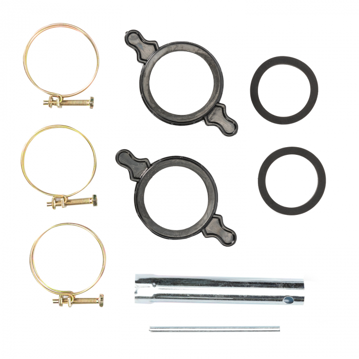 Pachet - Motopompa Micul Fermier 7cp, benzina 4t, racord 2", debit 30000l/h + Furtun pentru absorbtie 2 TOLI, 7 M + 4 Aspersor cu impact + 2 Ulei 4 T [10]