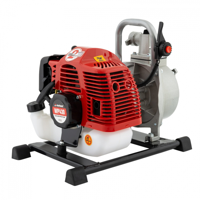 Pachet - Motopompa WP430 Elefant, motor 2 T, 1 tol, debit 8-10 m3h, putere 2 CP + Furtun de aspiratie 1 tol, 7 m lungime + [9]