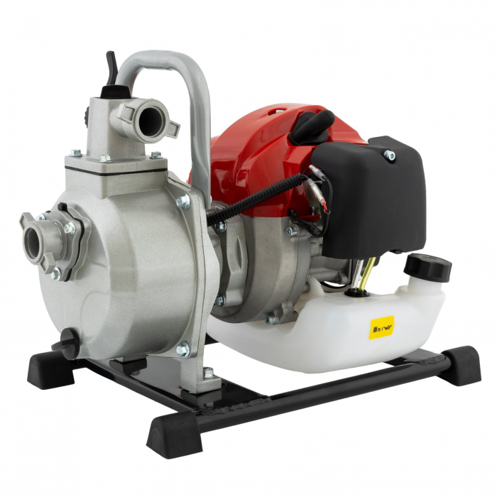 Pachet - Motopompa WP430 Elefant, motor 2 T, 1 tol, debit 8-10 m3h, putere 2 CP + Furtun de aspiratie 1 tol, 7 m lungime + [7]