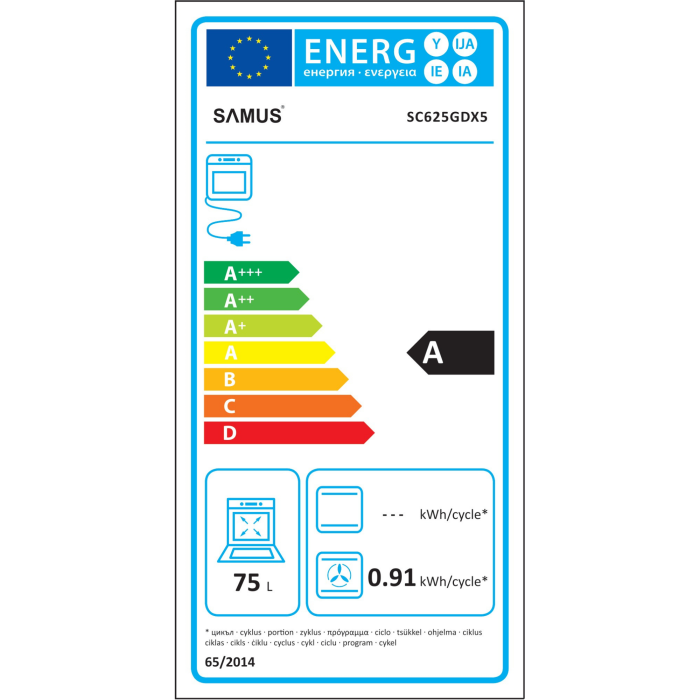 Pachet - Plita Incorporabila Inductie Samus PSI-64BG9, 60 cm, 4 Zone, Flex Zone, Boost, 7000 W + Cuptor Incorporabil Samus SC625GDX5, 75 L, 2000 W, Clasa A [9]