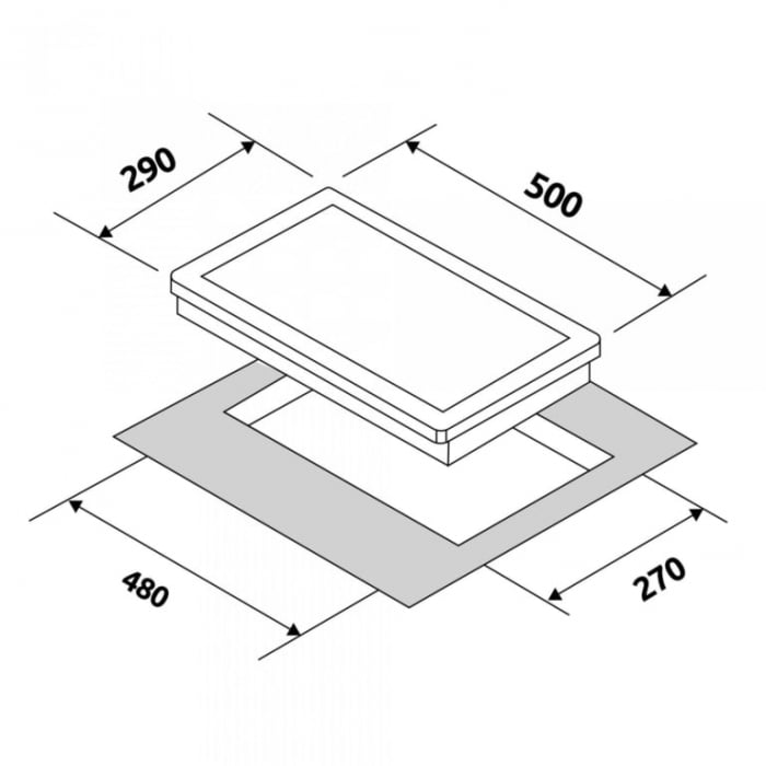 Pachet Plita incorporabila Samus PSG-32SG, 2 arzatoare, aprindere electrica, dispozitiv siguranta arzatoare+ Butelie GPL 26L, Ceas Regulator, Furtun 2m și 2 Coliere [7]