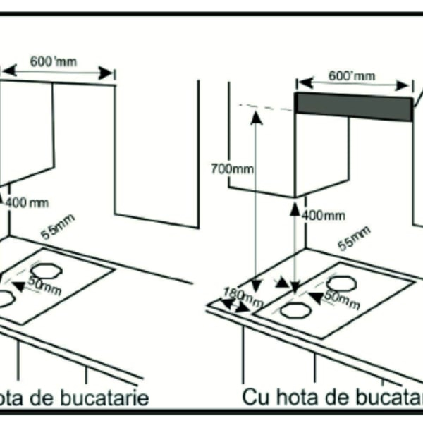 Pachet Plita incorporabila Samus PSG-32SX, 2 arzatoare, aprindere electrica, dispozitiv siguranta arzatoare+ Butelie GPL 26L, Ceas Regulator, Furtun 2m și 2 Coliere [5]