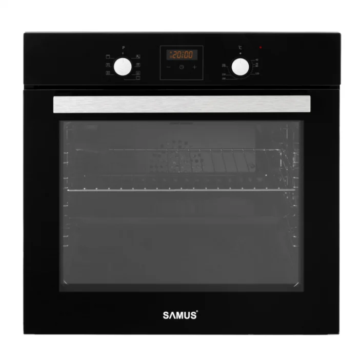 Pachet - Plita incorporabila Samus PSG-64SG1, 4 arzatoare, arzator Wok, Neagra+Cuptor incorporabil Samus SC639CEGV, 6 functii,, Negru+Hota incorporabila Samus HS6060TB,latime 60 cm, 2 trepte, Neagra [7]
