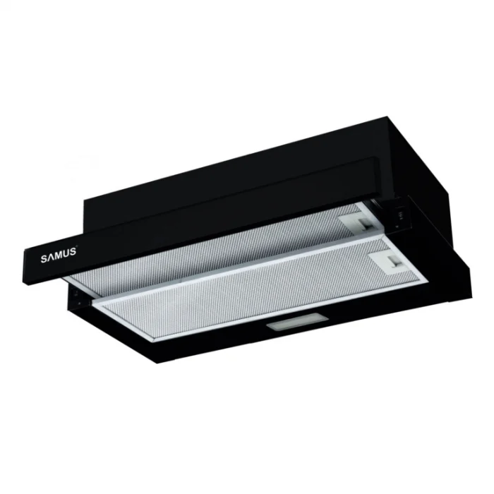 Pachet - Plita incorporabila Samus PSG-64SG2, 4 arzatoare, suport sticla, Neagra+ Hota incorporabila Samus HS6030TB, 2 trepte, Neagra [5]