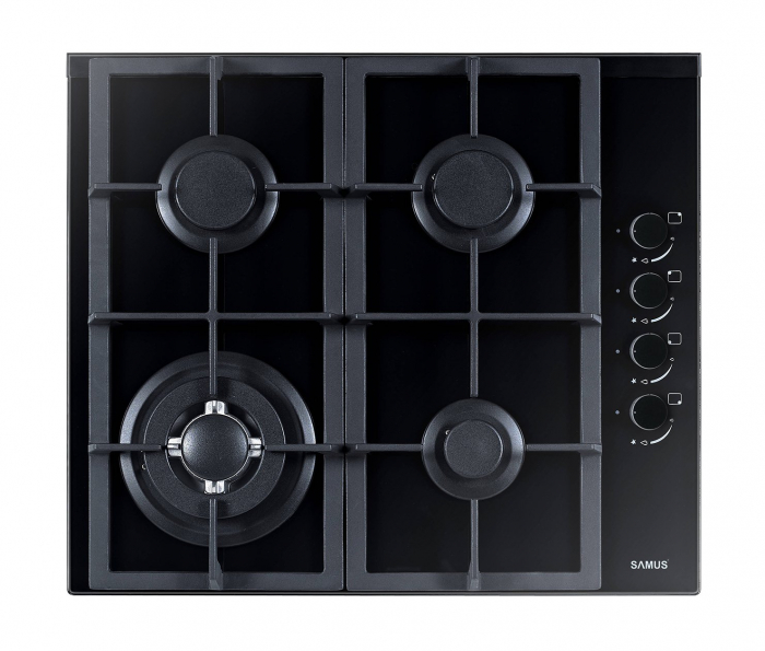 Pachet - Plita incorporabila Samus PSG-64SG4+ Cuptor incorporabil Samus SC840GT+ Chiuveta de bucatarie din inox MIXXUS, Culoare NANO-BLACK, Dimensiune 500 x 450mm [3]