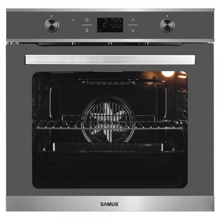 Pachet Plita incorporabila Samus PSG-64SX7+ Cuptor incorporabil Samus SC626GDX9+ Chiuveta de bucatarie din inox MIXXUS, Dimensiune 780 x 490 mm [5]