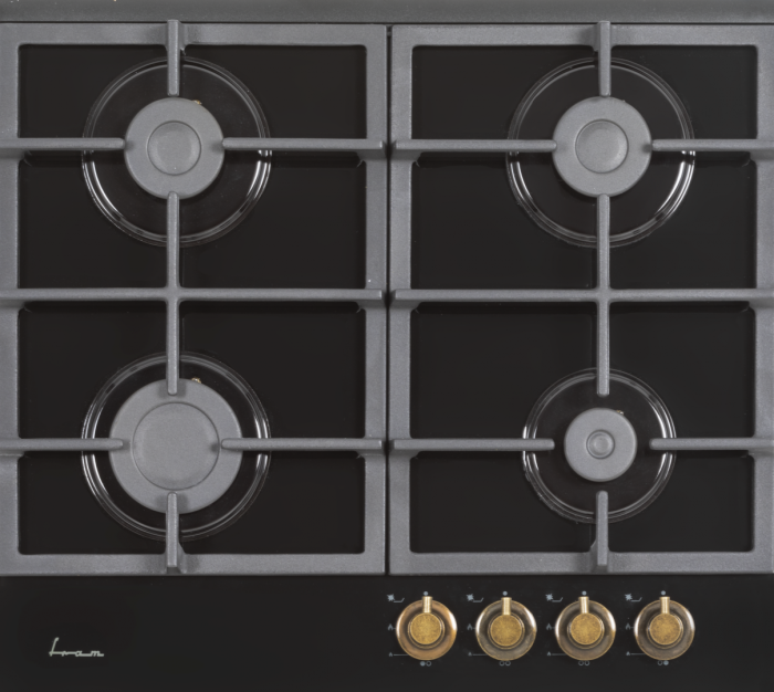 Pachet - Plita incorporabila Fram FBH-S4IWF-GRBK, Gaz, 4 arzatoare, Aprindere electrica, Gratar fonta, Duze GPL incluse, 60 cm, Sticla neagra + Butelie GPL 26L, Ceas Regulator [4]