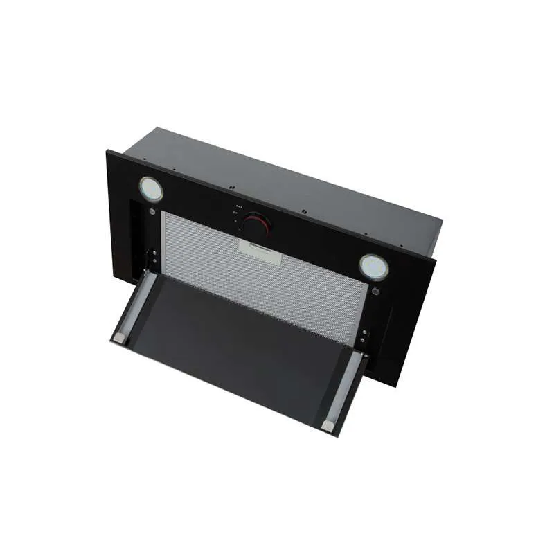 Pachet - Plita incorporabila Tornado Eclipse, autoaprindere integrata, supapa de siguranta, latime 60 cm, Dark Inox + Hota Incorporabila Tornado Modul Glass 750 (60), 1 motor, latime 60 cm, 3 viteze, [7]