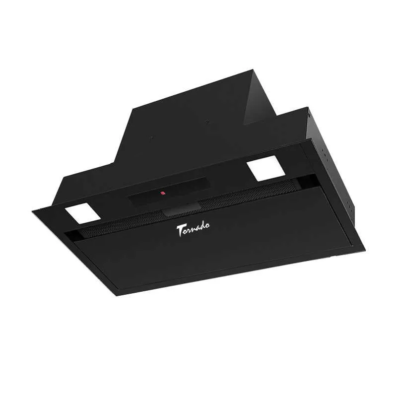 Pachet - Plita incorporabila Tornado Eclipse, autoaprindere integrata, supapa de siguranta, latime 60 cm, Dark Inox + Hota Incorporabila Tornado Modul Touch Free 1200 (60), 1 motor, latime 60 cm, 4 vi [8]