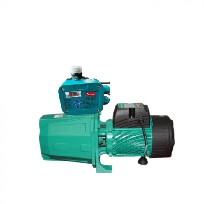Pachet - Pompa de suprafata DRK-Taifu, Model JET100, debit 5000 l/h, putere 0.75 kW + Presostat electronic DRK PC-58, 1kW,  9,5 Bar [2]