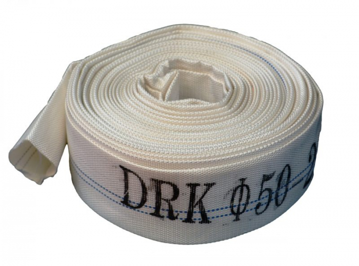 Pachet -  Pompa DRK V1100DF, pentru apa murdara ( fosa wc ),  cu tocator, 2 toli, 1100W, debit 300l/min + Furtun pompier 20m [3]