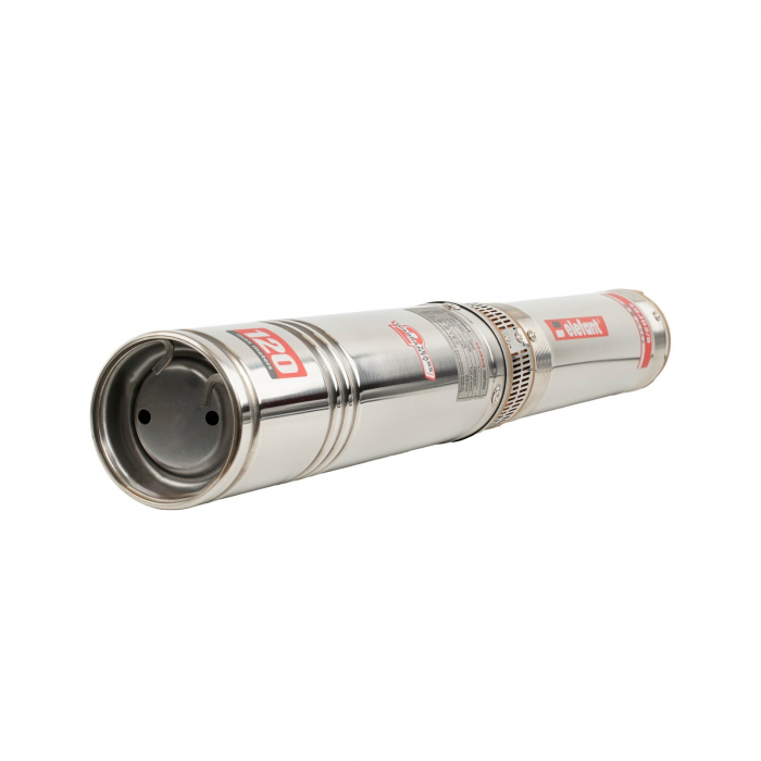 Pachet - Pompa submersibila ELEFANT 4QJD2/8-750W, debit 5 m³/h, adancime max 40 M + Furtun apa transparent cu insertie 1 tol Ø32 - 50 m [4]