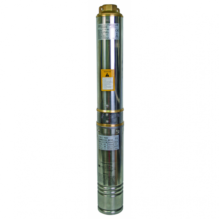 Pachet - Pompă submersibilă, Raider RD-WP31, 0.7 kW, 230V, 65 l/min, 45 m înălțime refulare, 6 turbine + Clapeta de sens cu arc din alama si disc metalic [2]