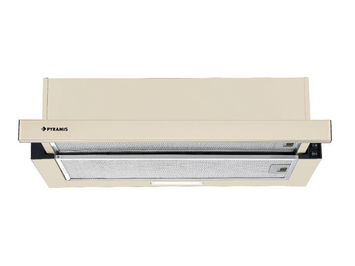 Pachet Pyramis Beige Glass, Cuptor electric incorporabil 69L, 9 functii, Plita gaz 4 arzatoare, fonta, aprindere electronica, Hota 60 cm, 2 motoare, 328 m³/h, Bej [8]