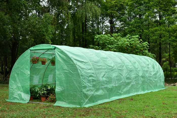Pachet Sera Polietilenă 10x3x2m, Densitate 140g/mp Micul Fermier + Tun de Căldură pe Gaz GPL 15KW Detoolz [3]