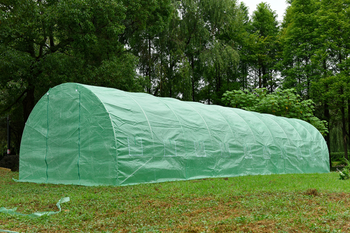 Pachet Sera Polietilenă 10x3x2m, Densitate 140g/mp Micul Fermier + Tun de Căldură pe Gaz GPL 15KW Detoolz [2]
