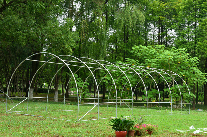 Pachet - Sera polietilena 8x3x2m rezistenta radiatii solare UV4 + Plasa de umbrire 2x10m, 80g/mp [3]