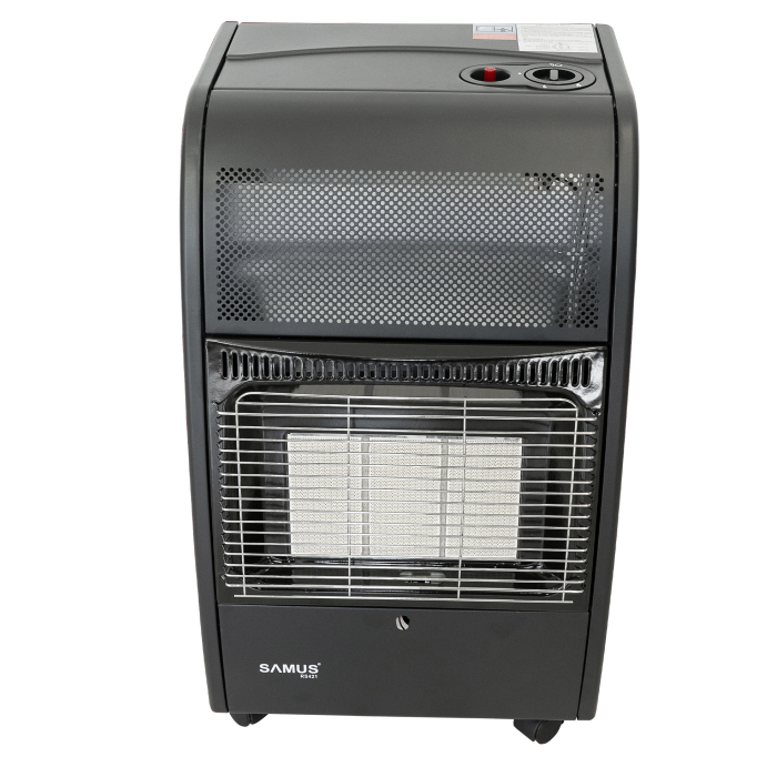 Pachet - Soba pe gaz Samus RS421, GPL, 3 trepte de putere, Senzor de prezenta a flacarii, Aprindere piezo-electrica, Negru + Butelie GPL General Max 26L [5]