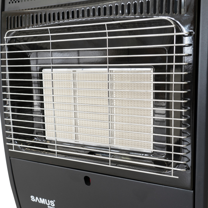 Pachet - Soba pe gaz Samus RS421, GPL, 3 trepte de putere, Senzor de prezenta a flacarii, Aprindere piezo-electrica, Negru + Butelie GPL General Max 26L [6]
