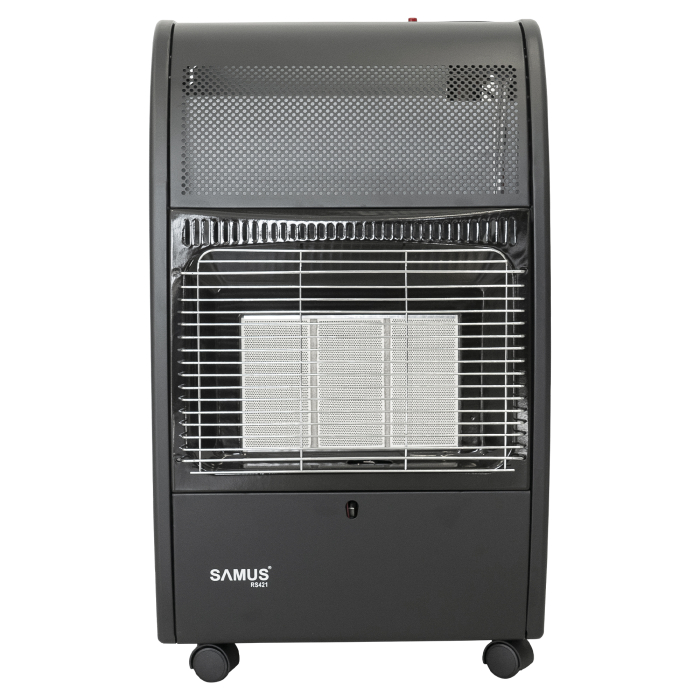 Pachet - Soba pe gaz Samus RS421, GPL, 3 trepte de putere, Senzor de prezenta a flacarii, Aprindere piezo-electrica, Negru + Butelie GPL General Max 26L [3]