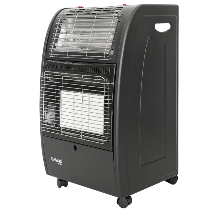 Pachet - Soba pe Gaz și Quartz Samus RS422Q, 4.2 kW, 3 Trepte Putere, GPL + Butelie GPL General Max 26L [10]