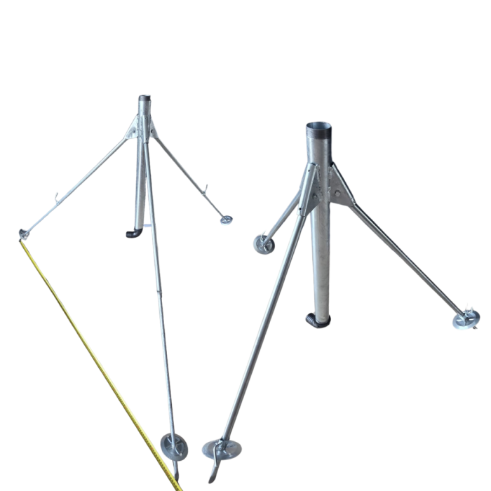 Pachet - ​​​​​​​Trepied telescopic aspersor 2 toli + Aspersor profesional pentru irigații 2 Toli, Sectorial/360°, Presiune 2-5 bar, Debit 9.1-23.4 m³/h, Rază 40-66 m, Duză 12-14-16 mm [3]