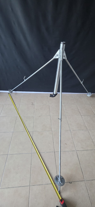 Pachet - ​​​​​​​Trepied telescopic aspersor 2 toli + Aspersor profesional pentru irigații 2 Toli, Sectorial/360°, Presiune 2-5 bar, Debit 9.1-23.4 m³/h, Rază 40-66 m, Duză 12-14-16 mm [10]
