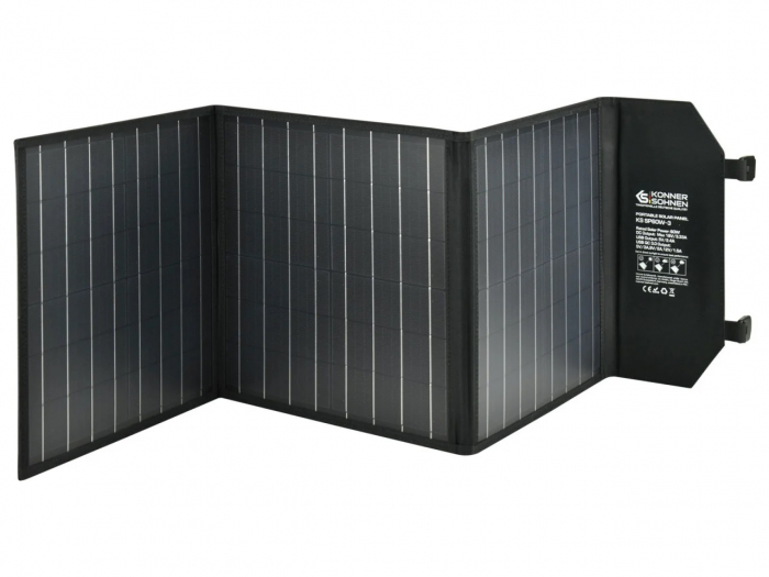 Panou solar portabil din siliciu monocristalin 60W - KS-SP60W-3 din gama de surse de curent / power banks [2]