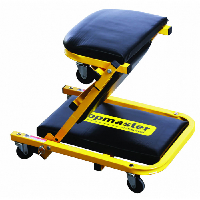 Pat/scaun mobil pe roti pentru lucrari de mecanica auto Topmaster [2]