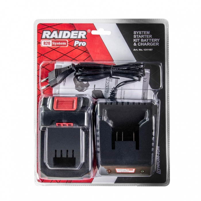 Pistol de sudură PPR Raider RDP-BPW20, R20, potrivit țevi PPR Ø20–32 mm, temperatură 25–340 °C + Incarcator si acumulator 20V 4Ah [5]