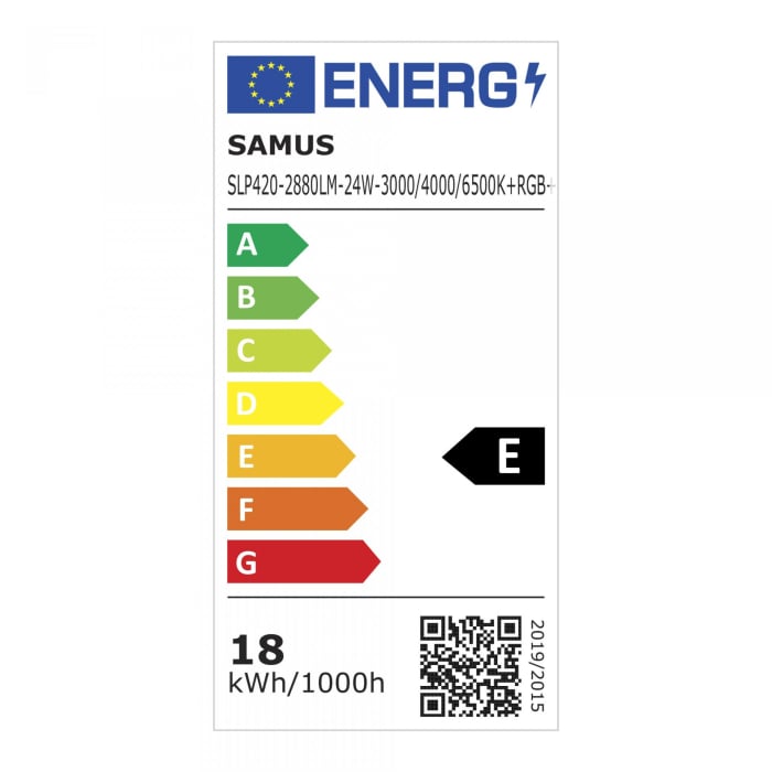 Plafoniera LED Smart Samus SLP420-2880LM-24W-3000/4000/6500K+RGB+DIMMER [8]