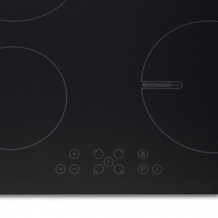 Plita cu inductie incorporabila Heinner HBHI-V591BTC, 4 zone de gatit, Touch control, Boost 1 zone, 60 cm, Negru [4]