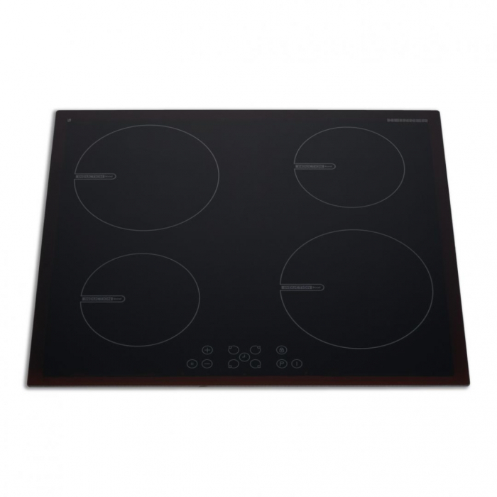 Plita cu inductie incorporabila Heinner HBHI-V594BTC, 4 zone de gatit, Touch control, Boost 4 zone, 60 cm, Sticla neagra [4]