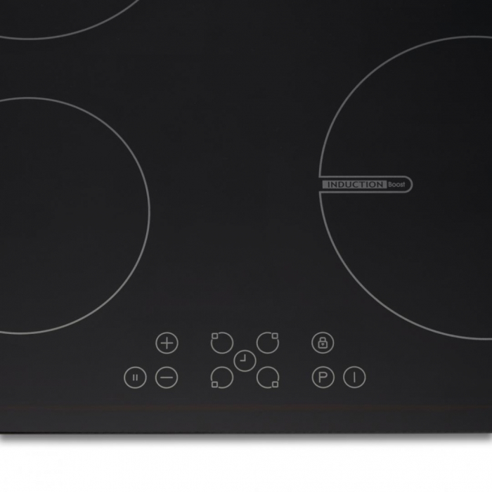 Plita cu inductie incorporabila Heinner HBHI-V594BTC, 4 zone de gatit, Touch control, Boost 4 zone, 60 cm, Sticla neagra [3]