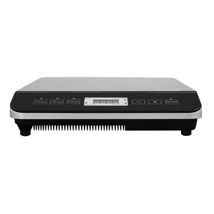Plita electrica vitroceramica cu inductie Samus PSVFI-11BG2, 8 nivele de putere, timer, protectie la supraincalzire, control tactil cu senzor, Negru/Inox [2]