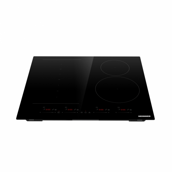 Plita incorporabila cu inductie Heinner HBHI-M4ZB1FXSMTC, 4 zone de gatit, Bridge, Boost, Slim, Control touch, Timer, Indicator caldura reziduala, 60 cm, Negru [2]