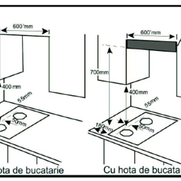 Plita incorporabila electrica Samus PSE-32SX, 2 zone de gatit, panou de control frontal, Argintie [2]