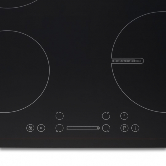 Plita incorporabila Heinner HBHI-V594BSC, Inductie, 4 zone de gatit, Touch control, Boost 4 zone, 60 cm, Sticla neagra [3]